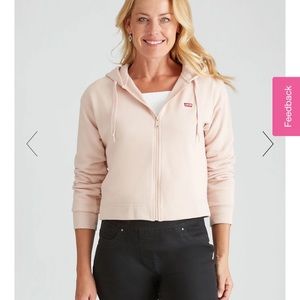 Levi’s Blush Pink Full Zip Skate Hoodie Size XL